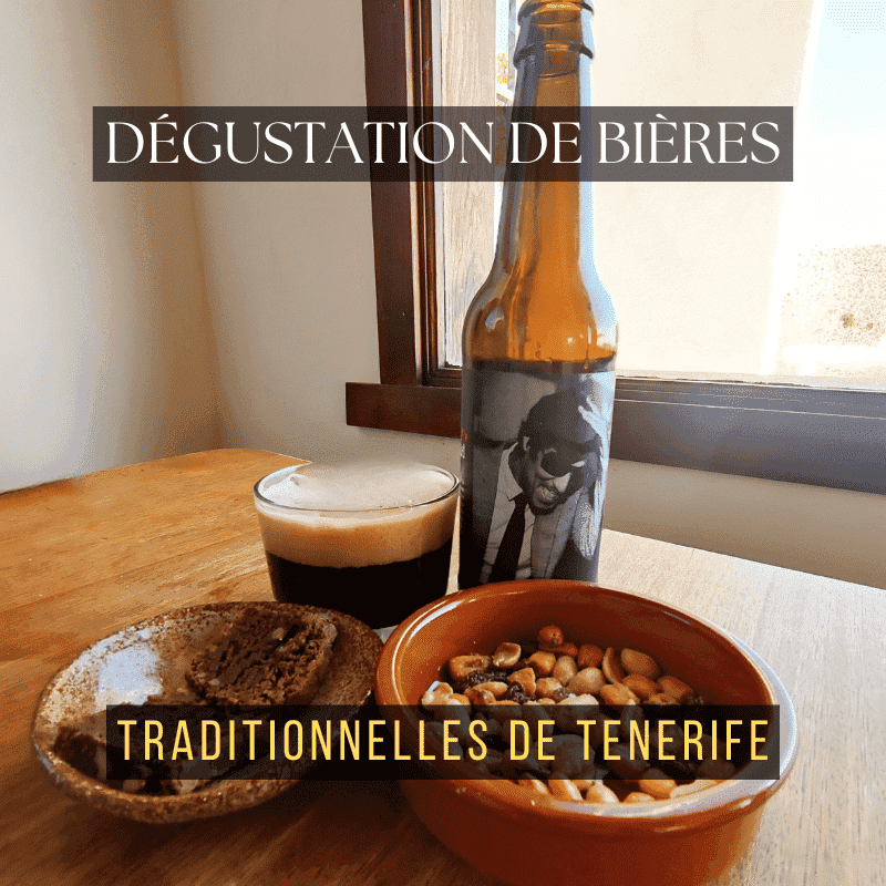 dégustation de bières avec rhum et tapas à vilaflor tenerife